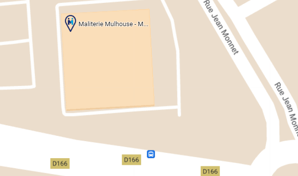 carte de Mulhouse Lutterbach